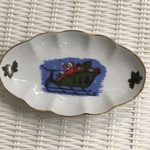 Christmas China dish